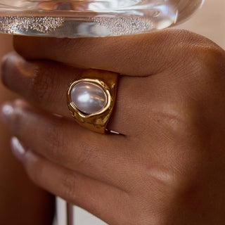 PREVENTA| DAFNE RING ACERO INOXIDABLE