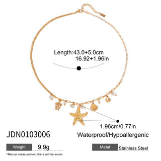 PREVENTA| DASHA NECKLACE ACERO INOXIDABLE