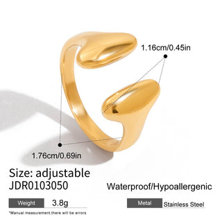 PREVENTA| EVE RINGS ACERO INOXIDABLE