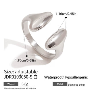PREVENTA| EVE RINGS ACERO INOXIDABLE