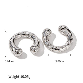 Olivia Earcuffs de Acero Inoxidable 316L [Un Par] joyería