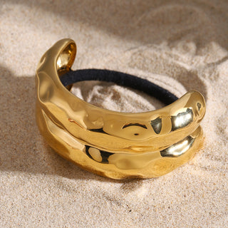 Alexa Hair Cuff De Acero Inoxidable 316L joyería