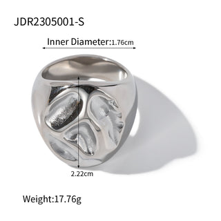 Volcan Anillo De Acero Inoxidable 316L joyería