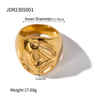 Volcan Anillo De Acero Inoxidable 316L joyería