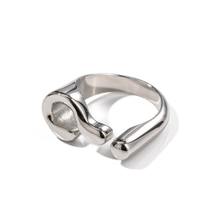 Wen Anillo De Forma de Signo de Interrogación joyería