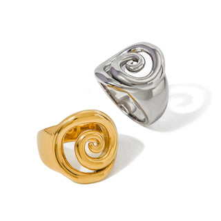 Abigaíl Anillo de Acero Inoxidable 316L | LIULI'S
